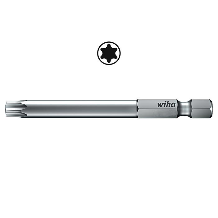 WIHA Professional Bit 1/4" E6,3 TORX 7045Z T15x50 (2 stuks)