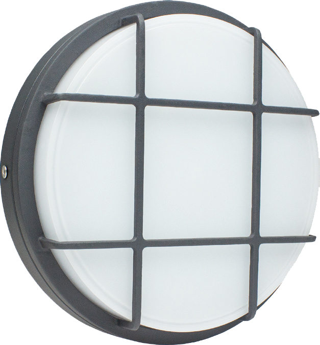 Schwabe LED Wandlamp IP65 20W Rond Zwart
