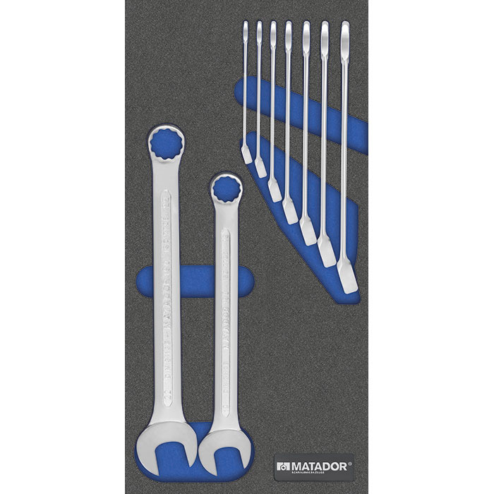 Matador MTS 1/3 Module Ringsteeksleutels 6-22mm, 9-delig