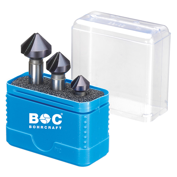 BC PP Verzinkborenset UNGL.KS 3 Al-Cro HSS-Al-Cro DIN 335C 12,4-16,5-20,5mm, 3-delig