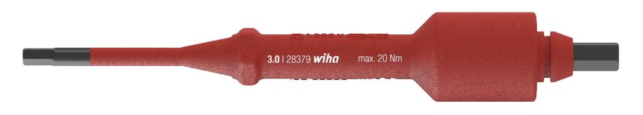 WIHA Wisselschacht Torque VDE Dwarsgreep Electric Inbus 283793 3,0mm 5.5 Nm