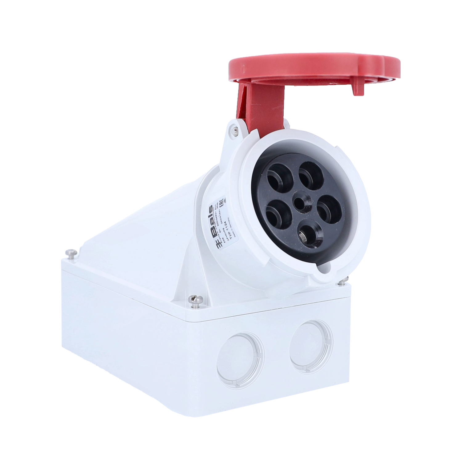 Schwabe CEE Wandcontactdoos opbouw 400V/16A IP44 5-polig